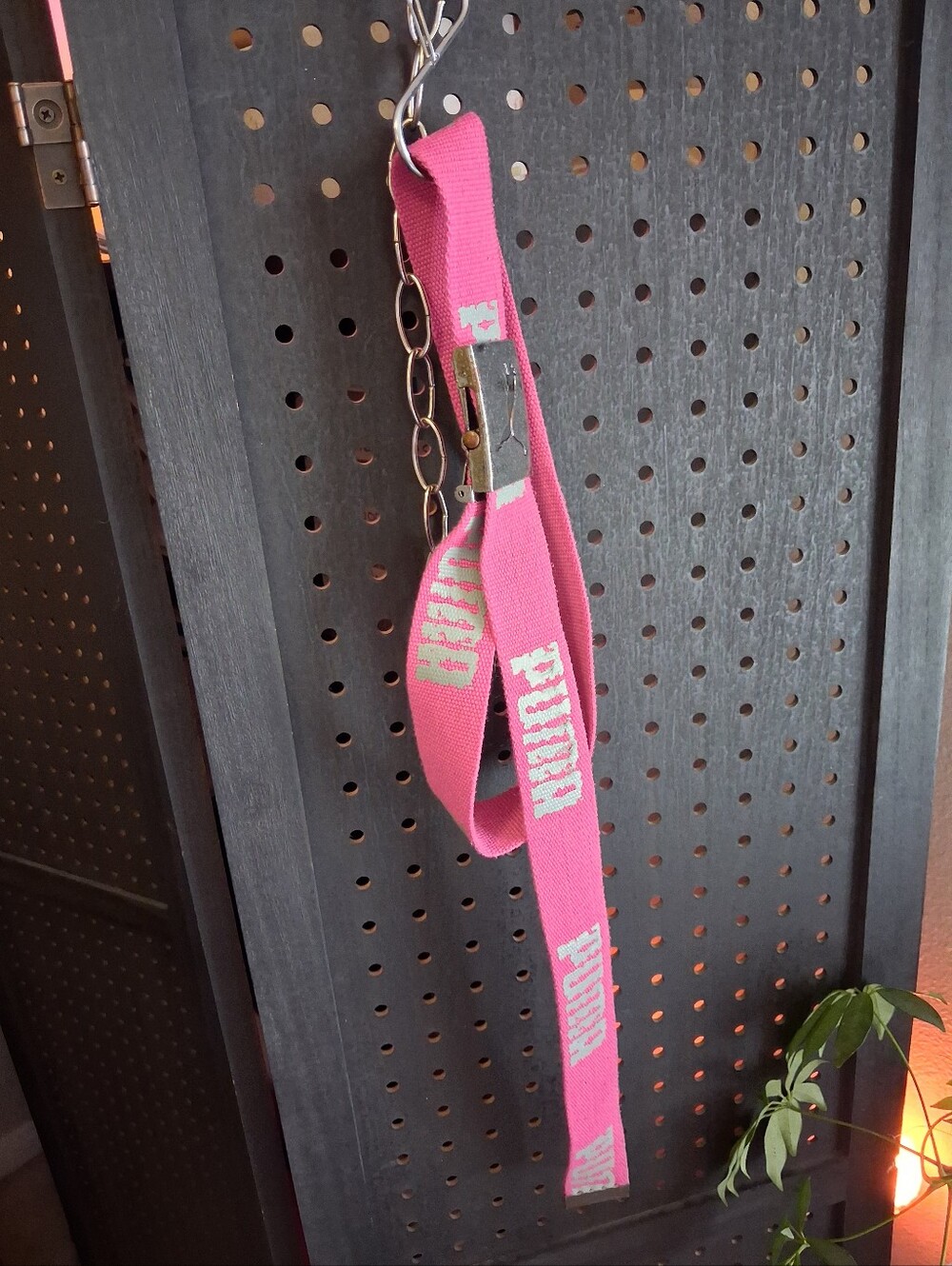 Puma Pink Adustable Belt